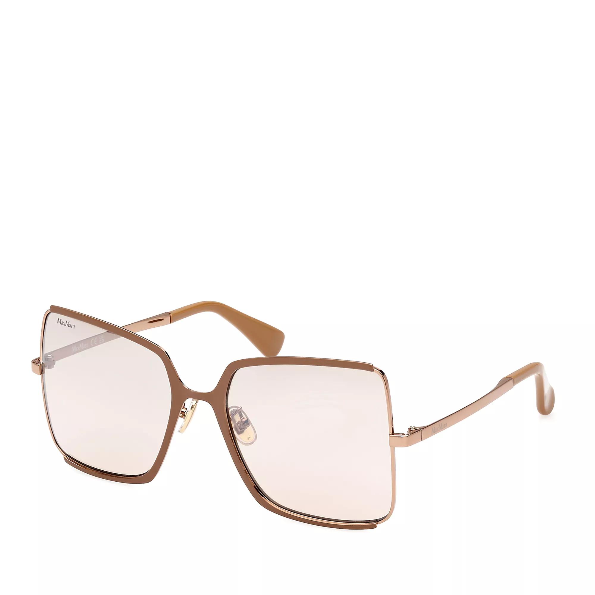 Max Mara Sonnenbrille - Weho - Gr. unisize - in Hellbraun - für Damen