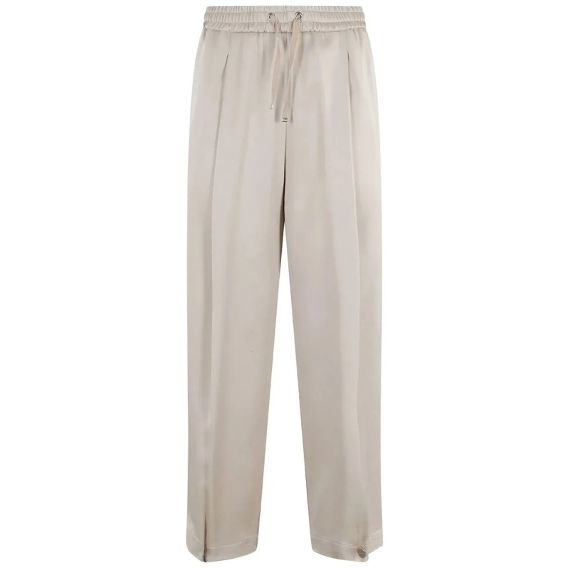 Herno T-Shirt Herno  pleated drawstring pants beige