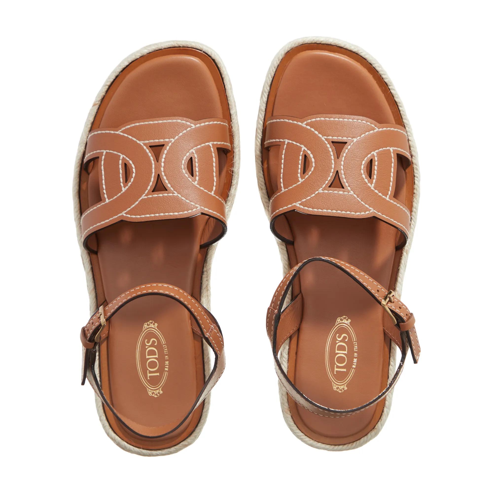 セール★Tod's SAND ZEPPA CORDA Tod's Sandals Zeppa Corda 17 L | Sandals