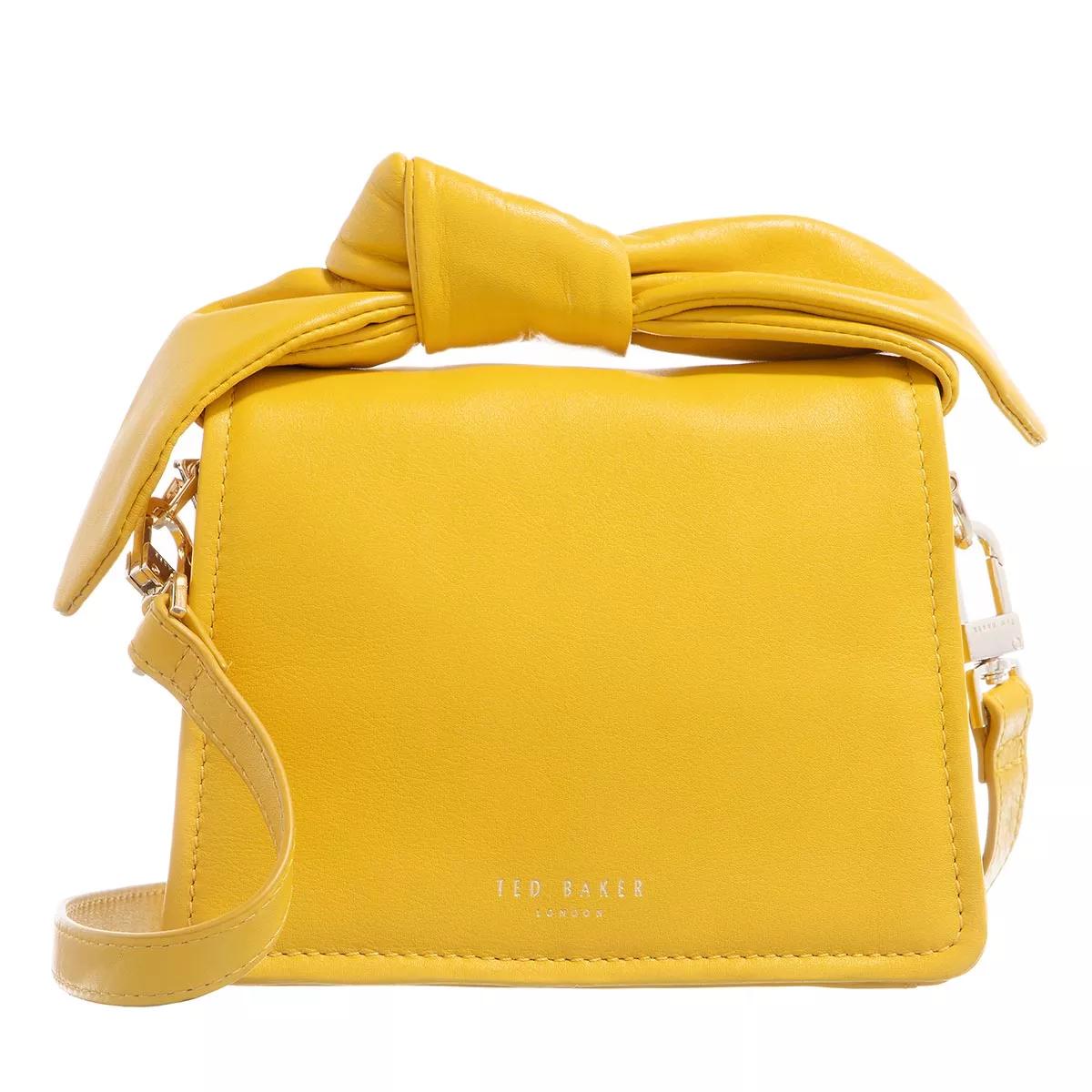 Ted Baker Nyalina Soft Knot Bow Shoulder Bag Yellow | Crossbody Bag