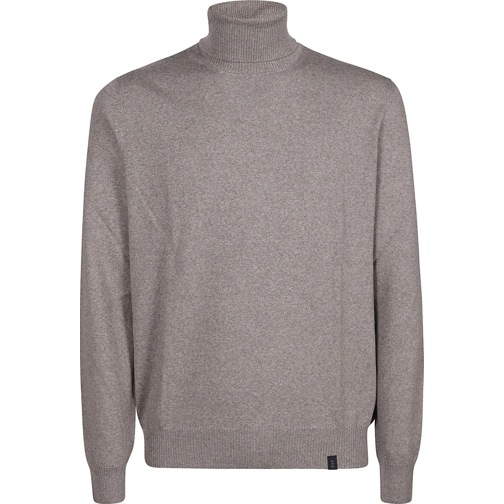 Fay  Turtle Neck Sweater Grey grau