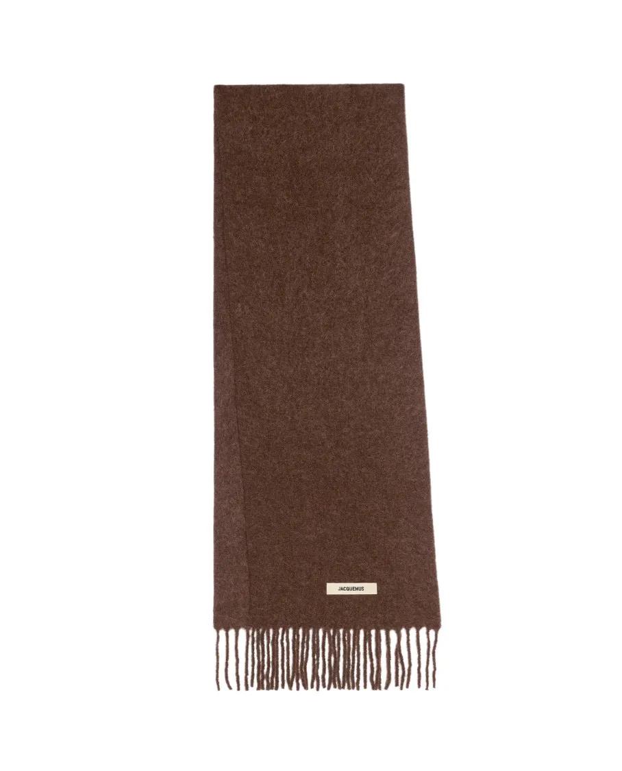 Jacquemus Tücher & Schals - Carro Wool Scarf - Gr. unisize - in Braun - für Damen