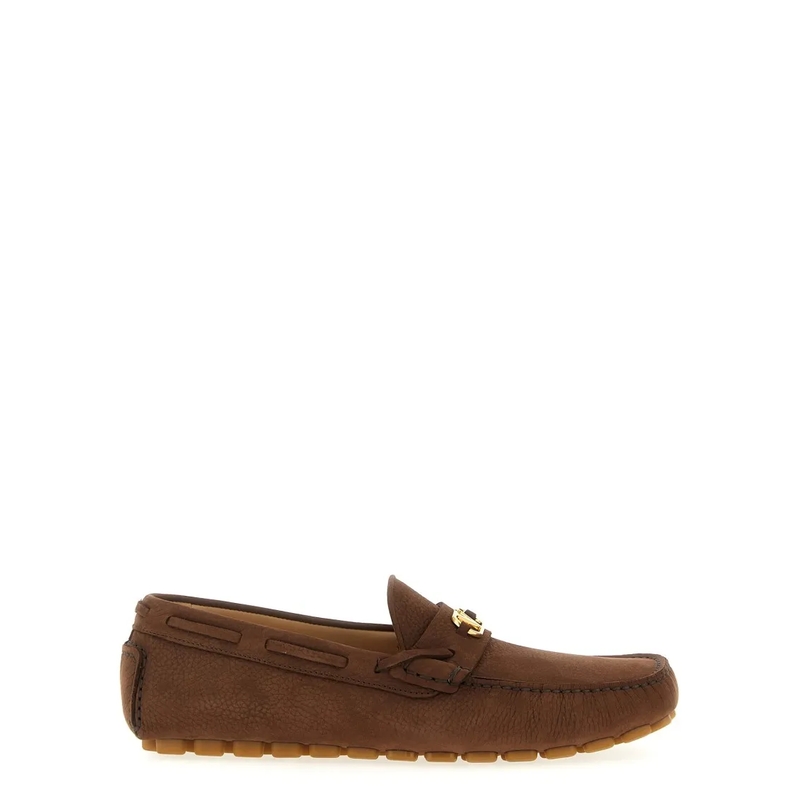 Valentino Garavani Loafer Flat Shoes Brown braun
