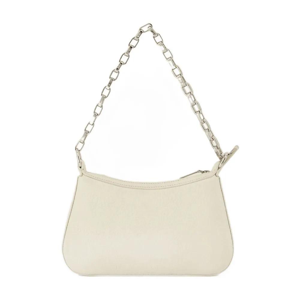 Alexander mcqueen Crossbody bags T-Bar Mini Handbag Leather Cream in crème