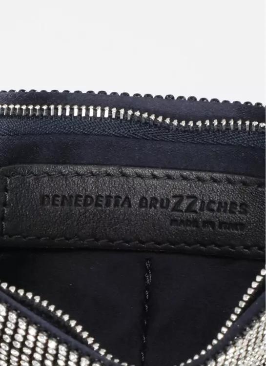 Benedetta Bruzziches Shoppers Your Best Friend La Petite Shoulder Bag in zwart