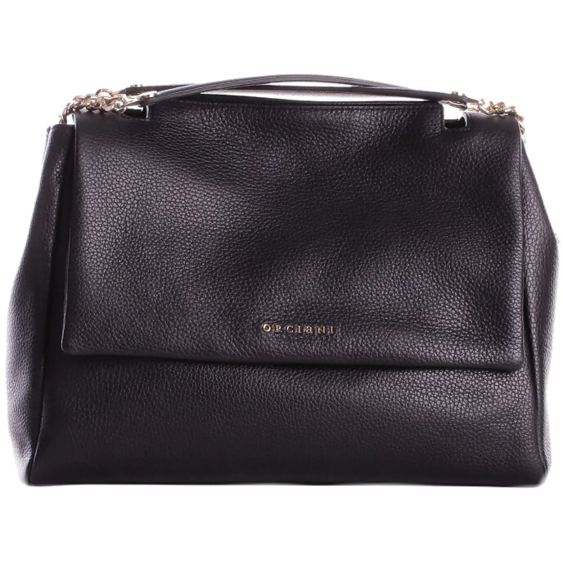 Orciani Tote Bags Black schwarz