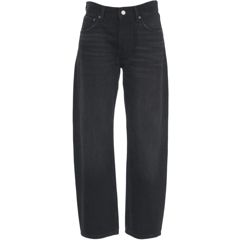 ICON DENIM Ausgestellte Jeans Wide leg jeans 'Debby' schwarz