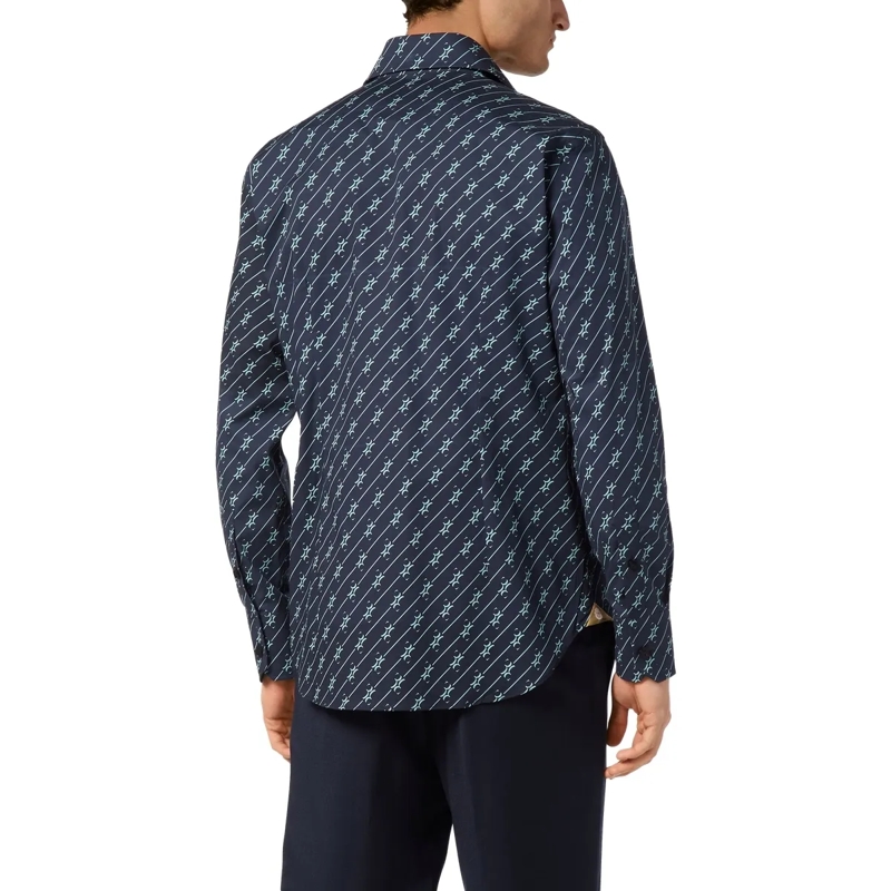 BILLIONAIRE Hemd Hemd Slim Fit dunkel-blau(Image 2)