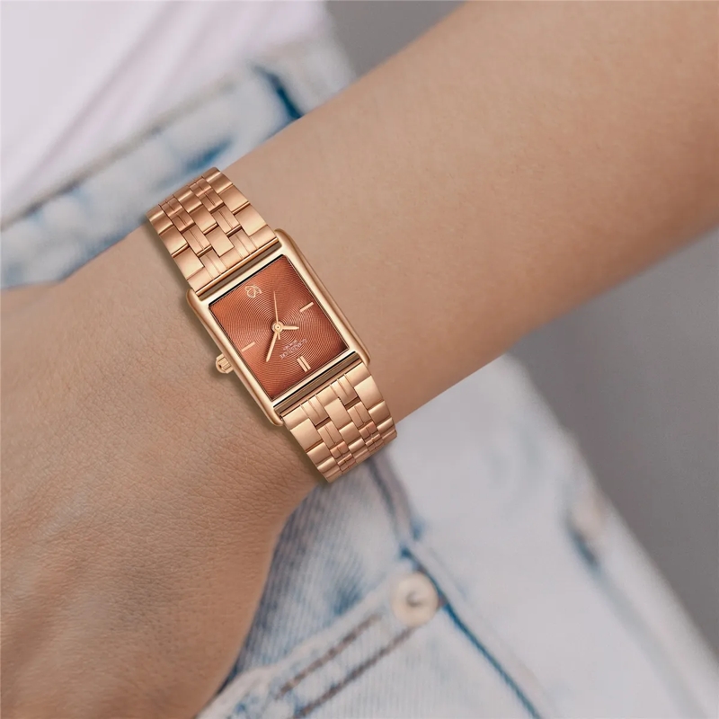Glanzstücke München Automatikuhr Damen Armbanduhr Edelstahl rosegold(Image 2)