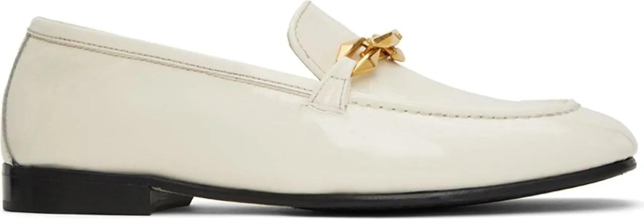 Thumbnail - Jimmy Choo Loafer - Jimmy Choo Diamond Tilda Loafers - Gr. 35 (EU) - in Weiß - für Damen