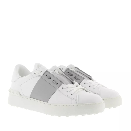 Valentino Garavani Open Sneaker Patent White/Pastel Grey Low-Top Sneaker
