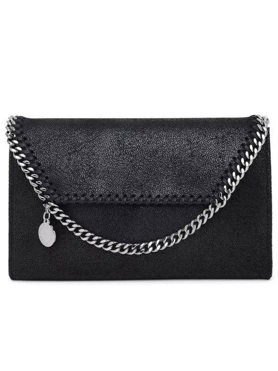 Stella McCartney Shopper - Black Polyester Small Falabella Bag - Gr. unisize - in Schwarz - für Damen