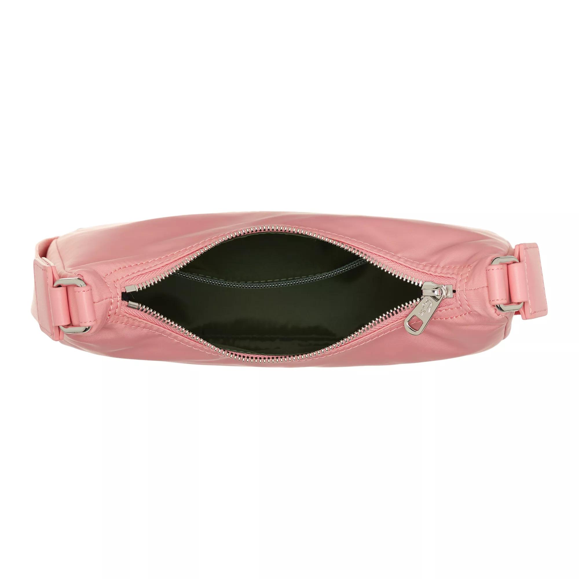 Lacoste Hobo bags Active Nylon Shoulder Bag in poeder roze