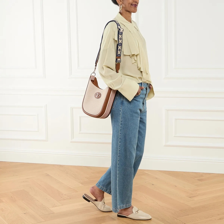 ショルダーバッグ Valentino Garavani Antibes Hobo Medium Shoulder Bag Valentino Garavani Antibes Medium Canvas Hobo Crossbody Bag