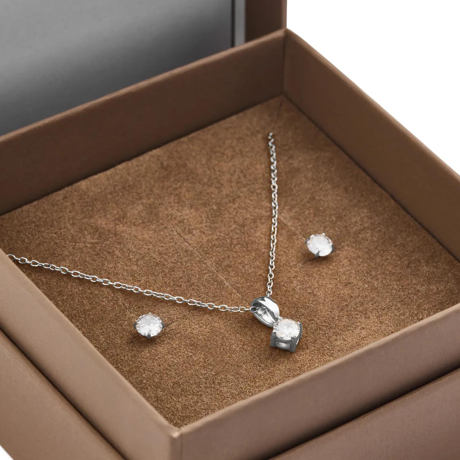 Thumbnail - Mockberg Halskette - Geschenkset - Gr. unisize - in Silber - für Damen