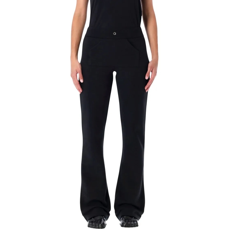 Coperni Jogginghose Low-Waist Organic Cotton Jogging Pants Black