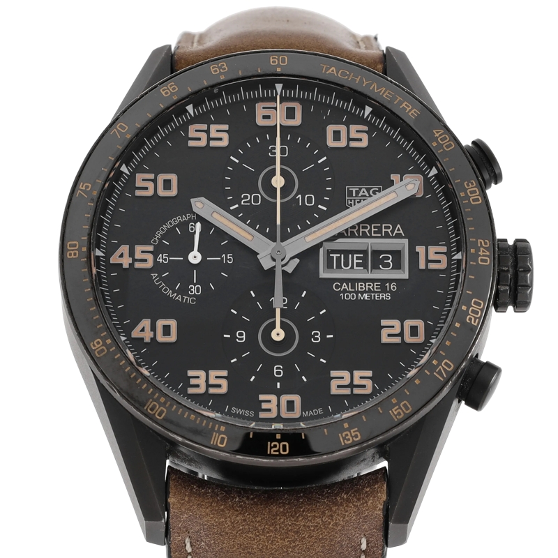 TAG Heuer Automatikuhr Carrera Schwarz