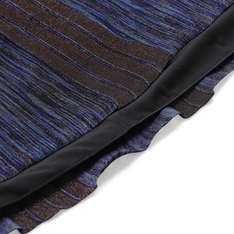 Missoni Robe longue Maxikleid aus Viskose-Mix blau(Image 5)