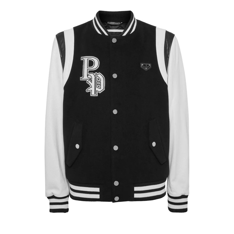 Philipp Plein Bomberjacke Bomber College schwarz