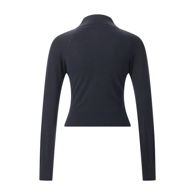 Givenchy Poloshirt Poloshirt aus Baumwolle & Seide dunkelblau(Image 3)
