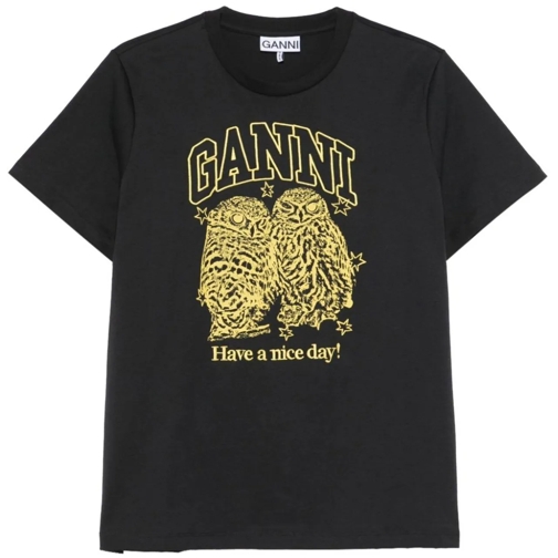 GANNI Polohemd T-Shirts And Polos Black schwarz