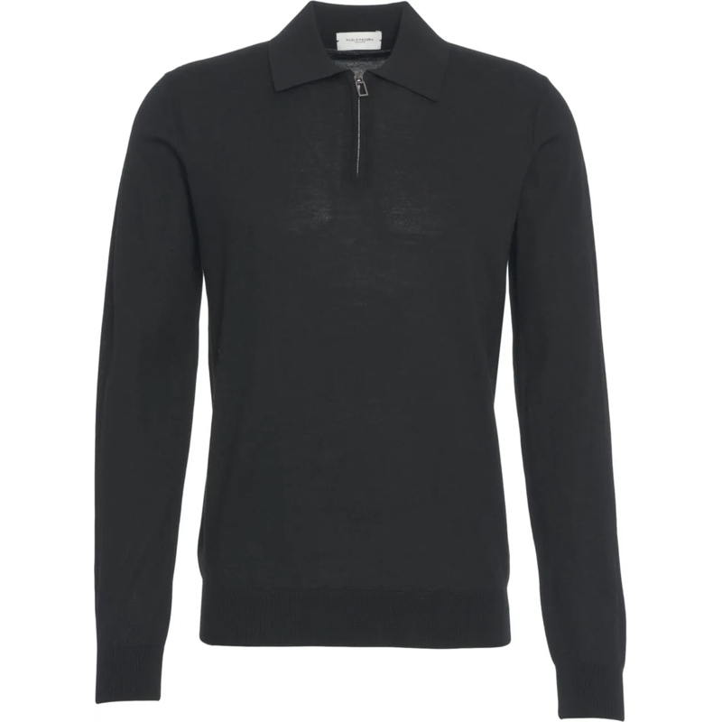 Paolo Pecora  T-neck sweater schwarz