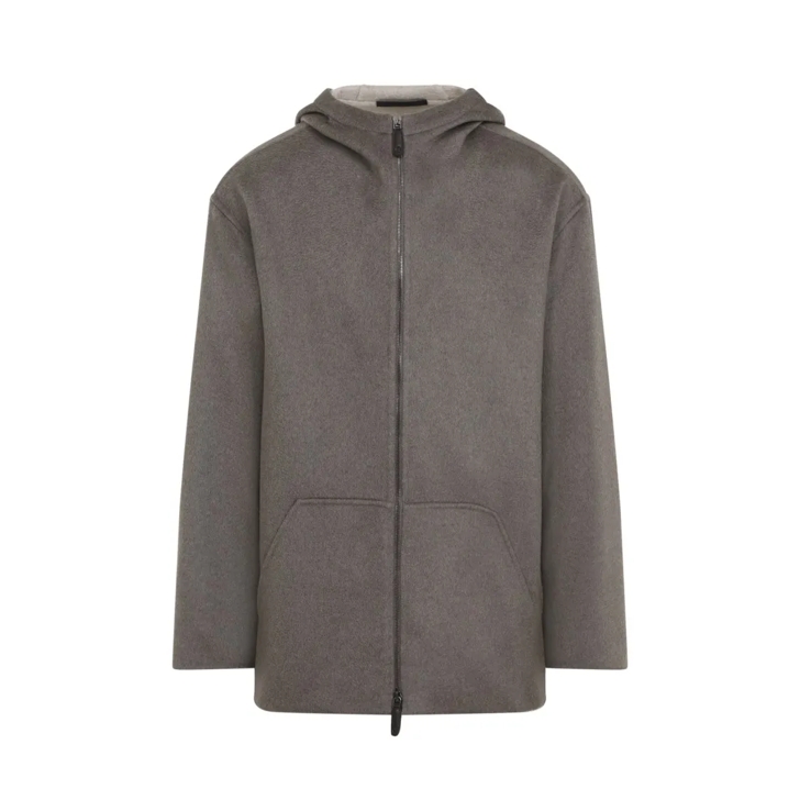 Armani cashmere coat deals