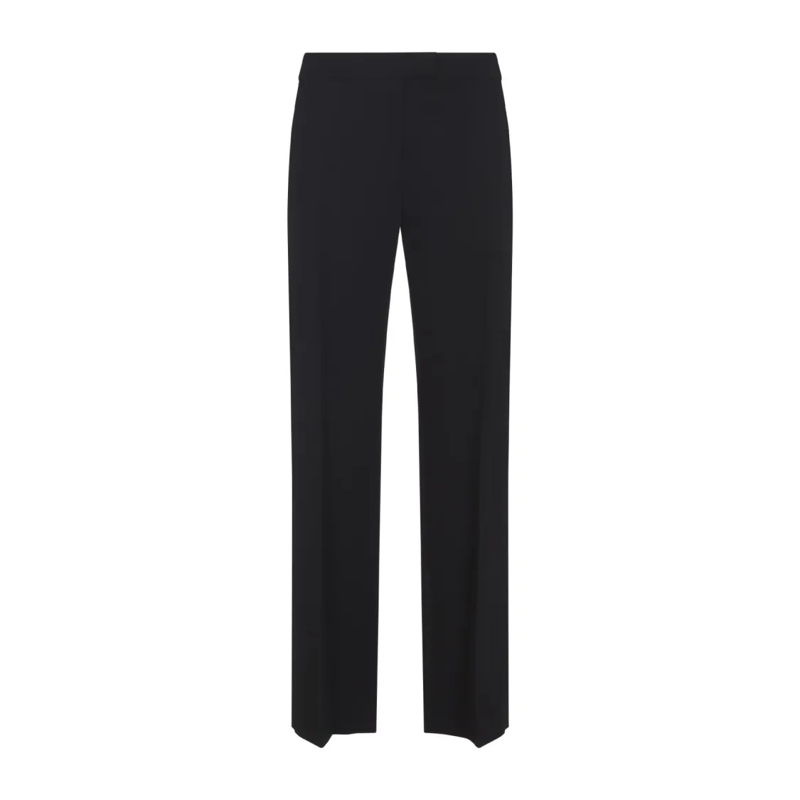 Khaite Casual broeken Straight-Leg Trousers With Clean Waistband And Ref Black(Image 2)