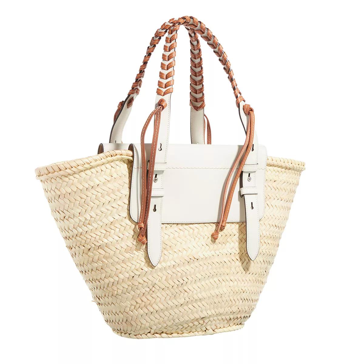 TOD'S Shoppers Inflature Tote bag in beige