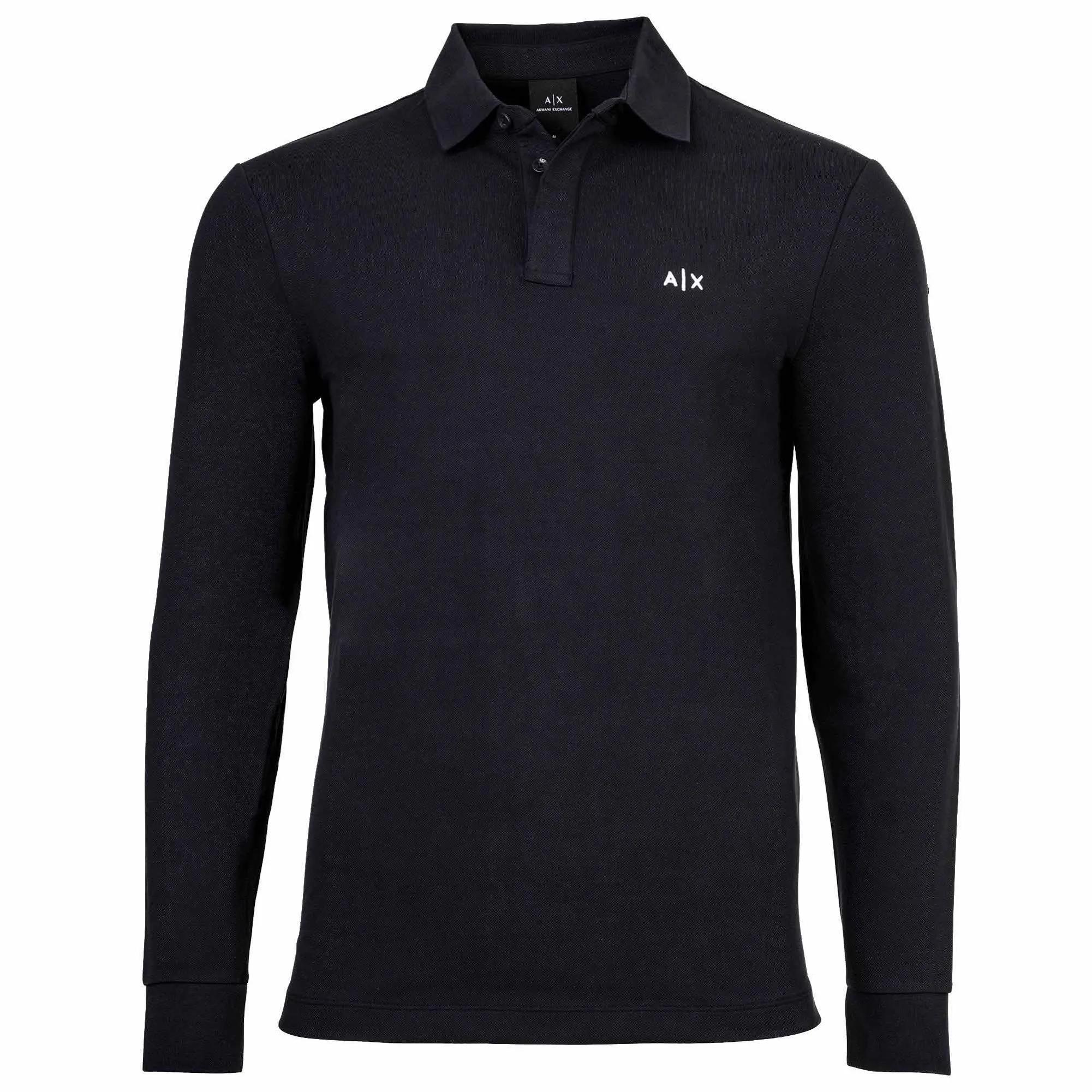 Armani Exchange Herren Blau - Polo Shirt - Größe Xl