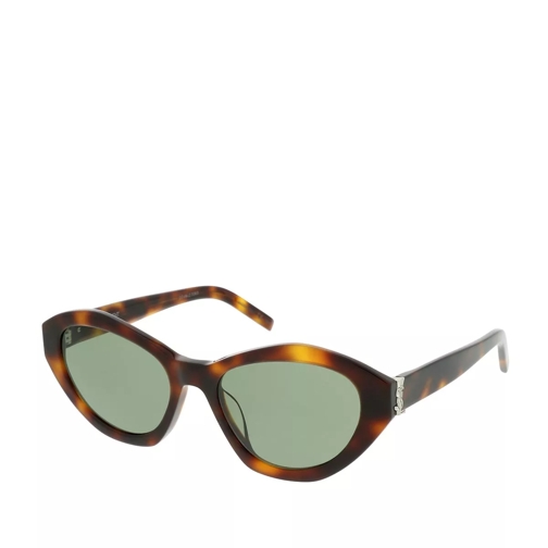 Saint Laurent SL M60-003 54 Sunglasses Havana-Havana-Green Sonnenbrille