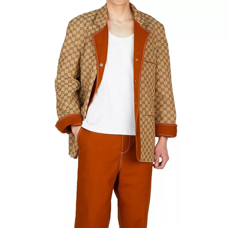 Brown gucci jacket deals