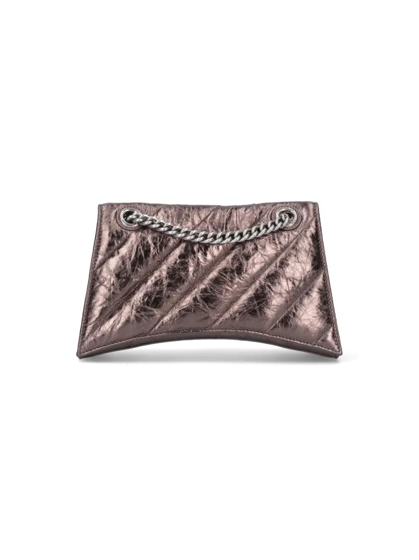 Balenciaga Hobo bags Small 'Cush Chain' Shoulder Bag – Brown in bruin