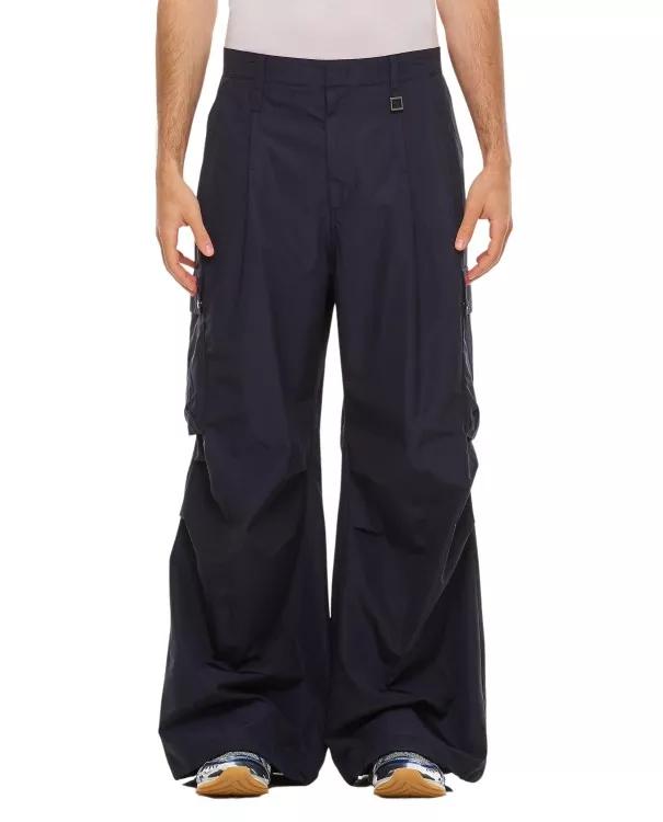 Wooyoungmi - Wide Leg Pants - Größe 48 - blue