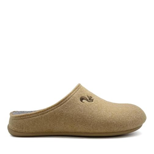 thies Slide thies 1856 ® Recycled PET Slipper vegan camel (W/X braun