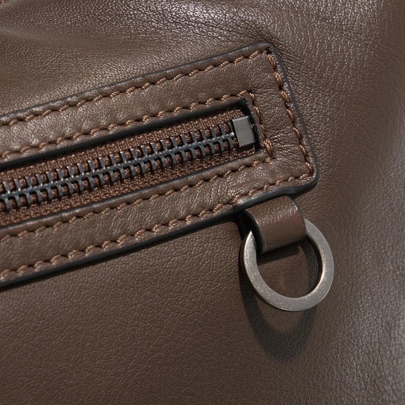 Liebeskind Berlin Schultertasche Moon With Zips Sheep Natural Roasted Coconut(Image 4)