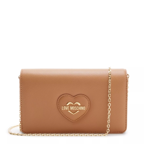 Love Moschino Love Moschino Saffiano damen Umhängetasche Braun J Braun Borsa a busta