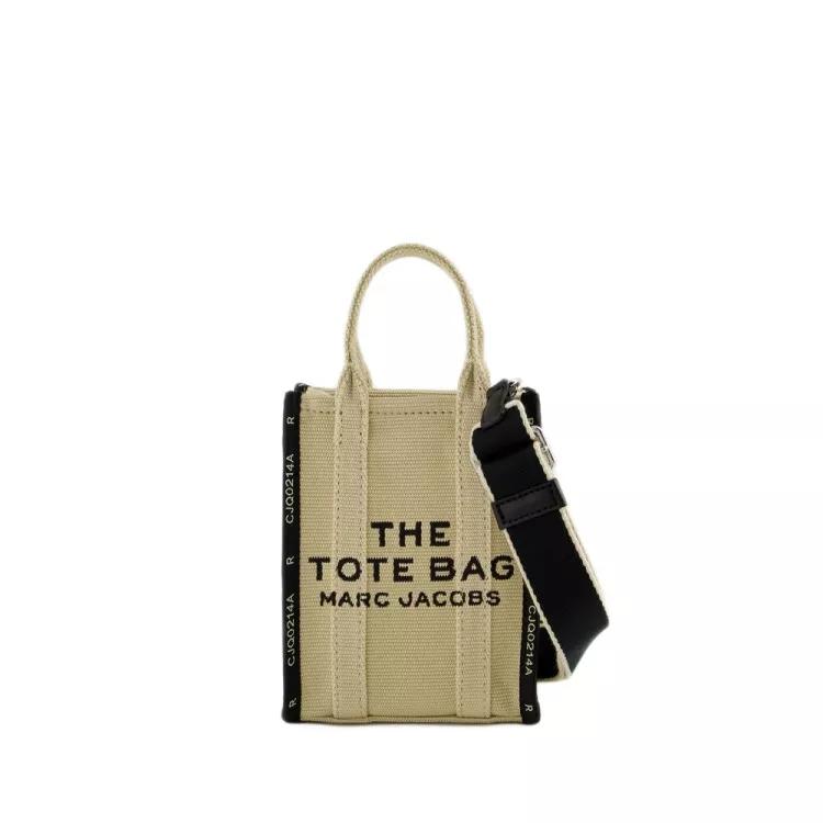 Marc Jacobs Shoppers & Totes The Phone Tote Bag Cotton Beige in bruin