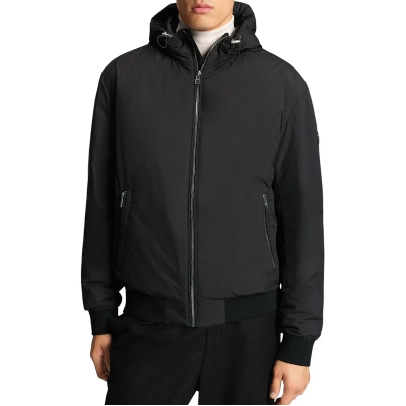 Boss Daunenjacke Heren Jas schwarz