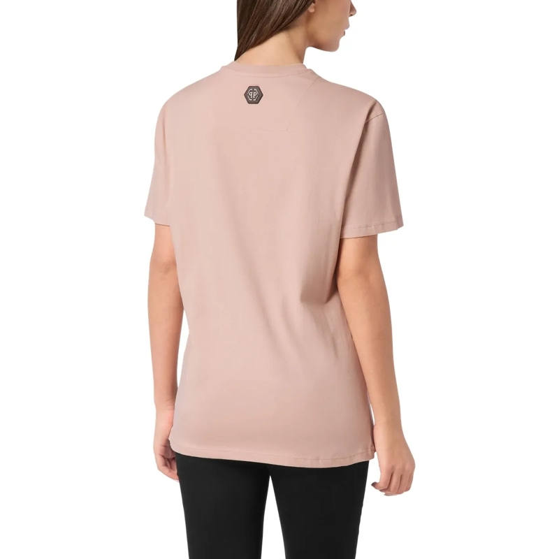 Philipp Plein T-Shirt T-Shirt Racing Mit Schmucksteinen nude(Image 2)