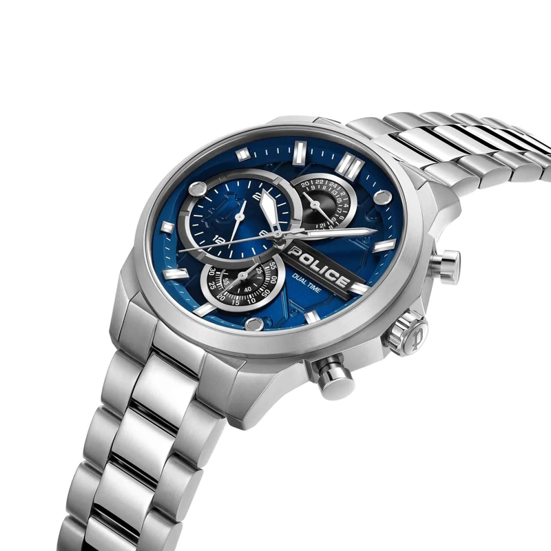 Police Automatikuhr Quarzuhr Reactor silber(Image 2)