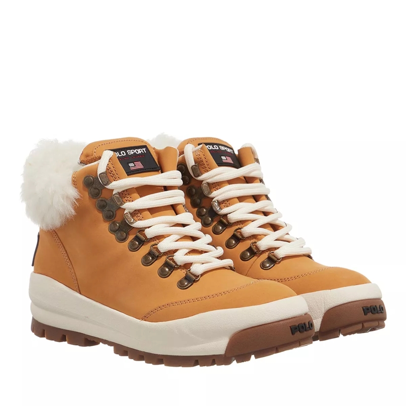 Polo Ralph Lauren Bottes d'hiver Sneakers High Top Lace Wheat