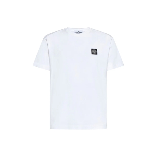 Stone Island Polohemd Stone Island T-shirts and Polos White weiß