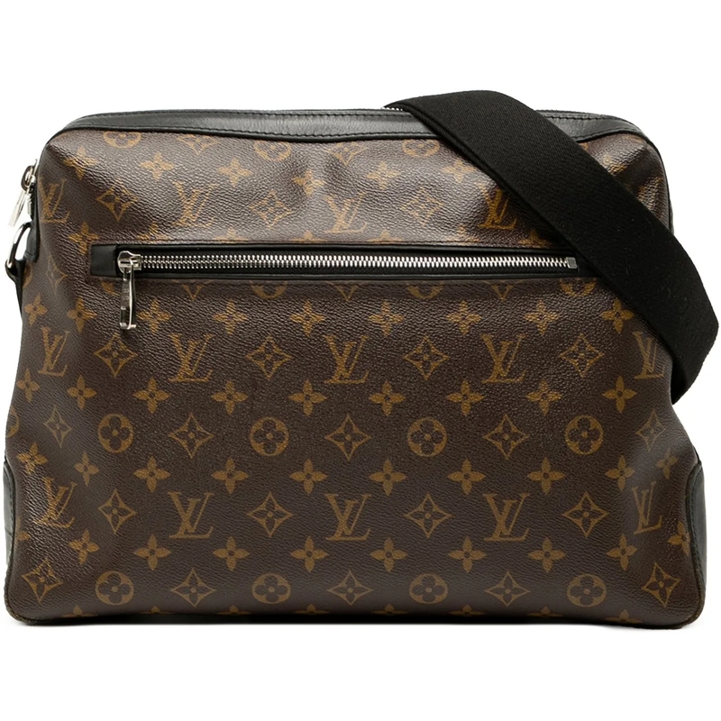 Louis Vuitton Schultertasche Monogram Macassar Torres Messenger Bag braun