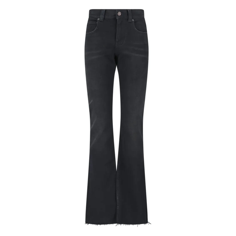 Balenciaga Jeans Bootcut Black Denim Jeans Black