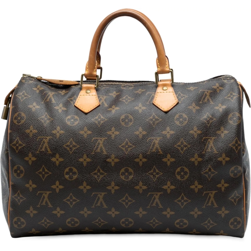 Louis Vuitton Fourre-tout Monogram Speedy 35 braun