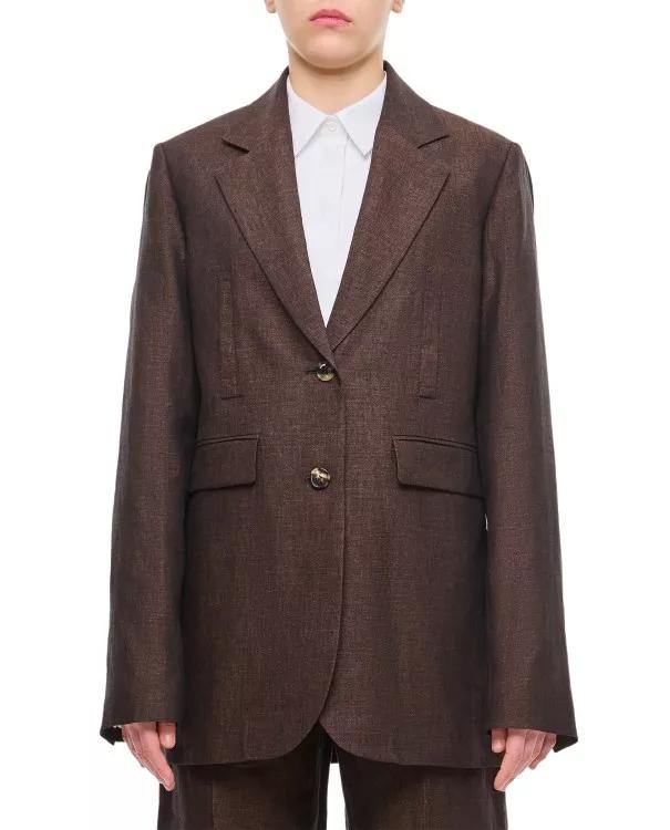 Loewe - Tailored Single Breasted Jacket - Größe 40 - brown