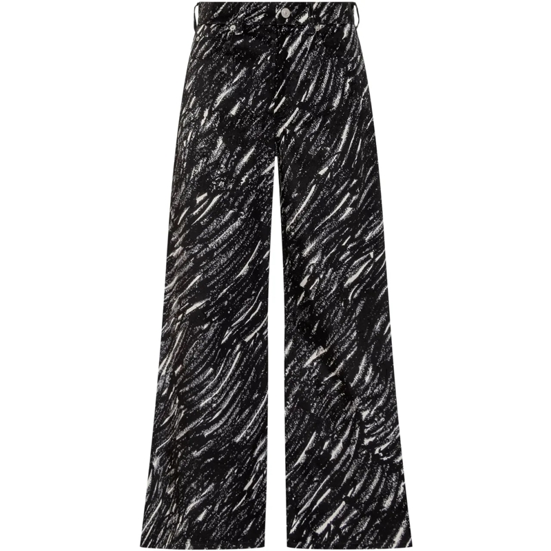 Marni Jeans Boyfriend Pantalone schwarz