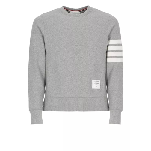 Thom Browne 4-Bar Sweatshirt Grey 