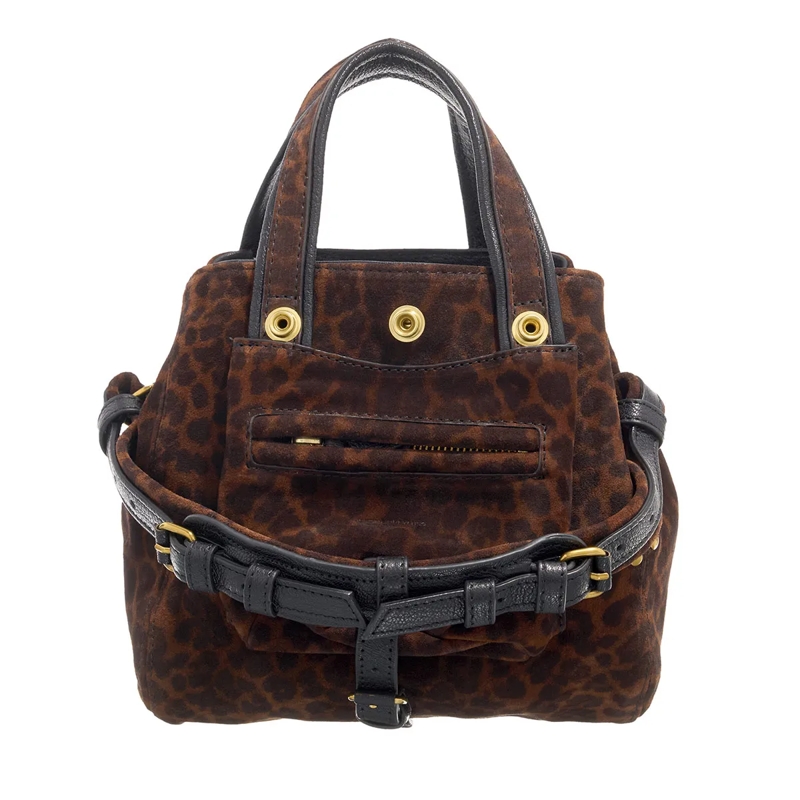 Jerome Dreyfuss Crossbody Bag Billy Nano Imprime Leopard Naturel